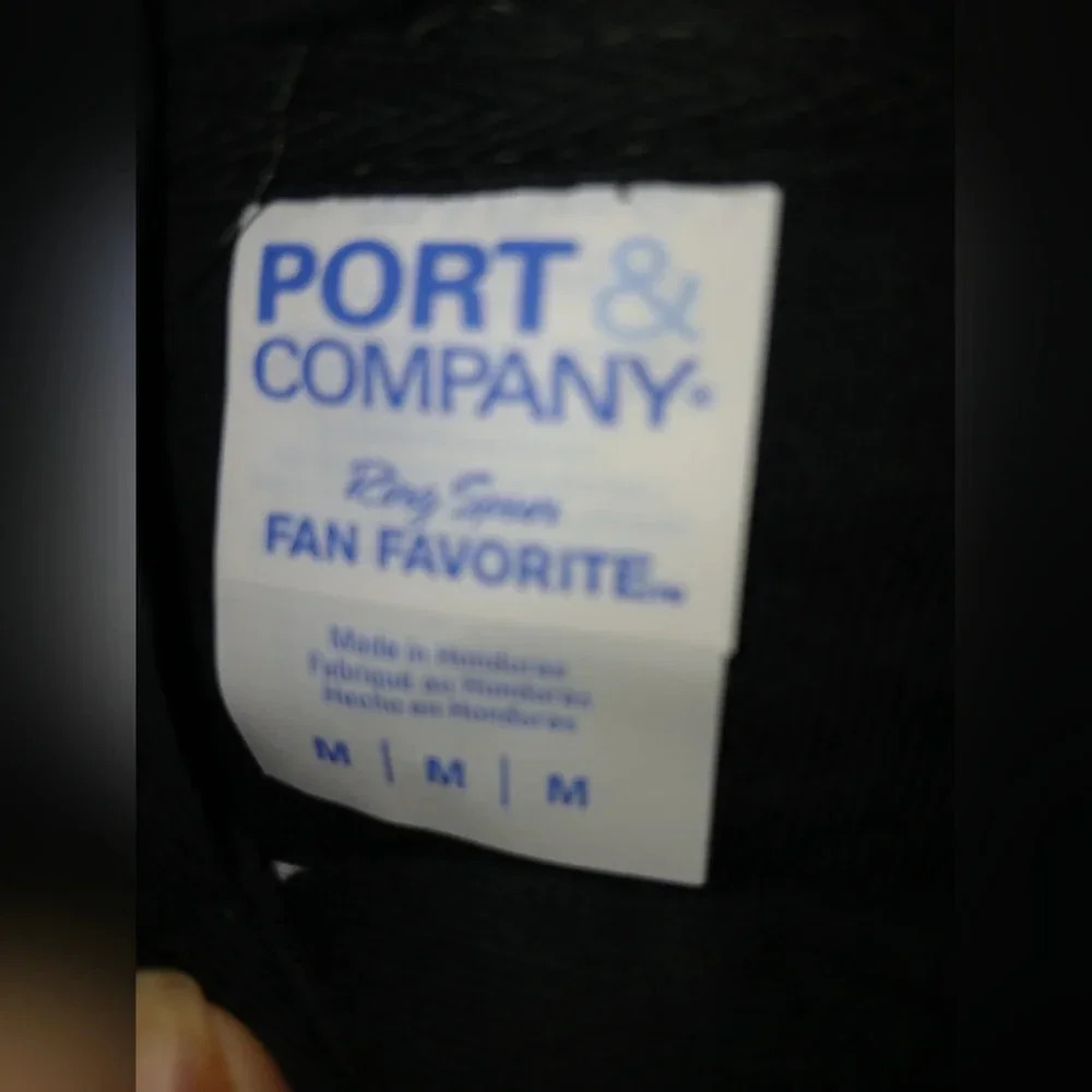 Port & Company Women's Size Medium Black Vintage 2006 Hoodie Beach Rainbow - Picture 4 of 4